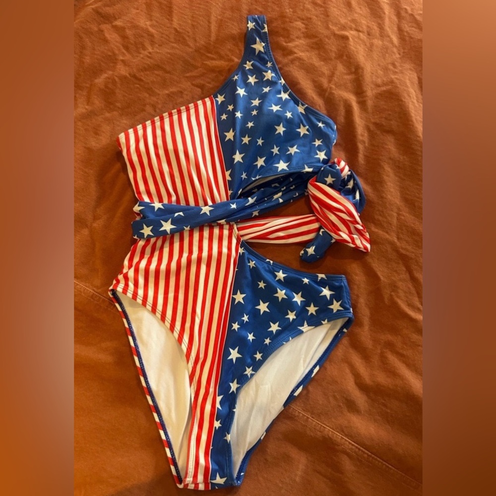 Patriotic One-Piece Swimsuit